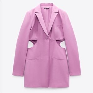 Zara Blazer Dress with Cutouts